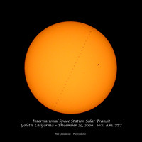 ISS Solar Transit Dec, 29, 2020 Goleta, CA