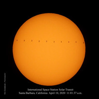 ISS Solar Transit April 10, 2020 Santa Barbara, CA