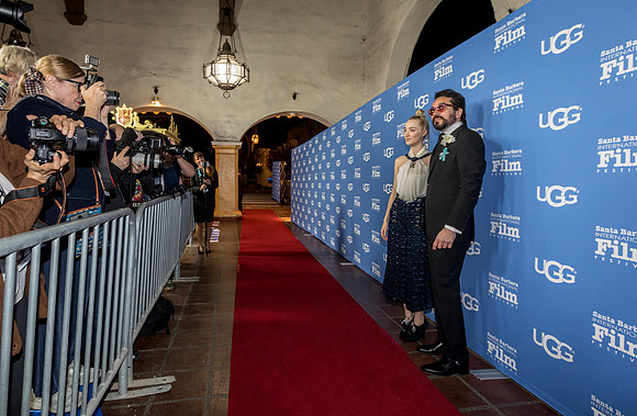 Saoirse Ronen and Roger Durling