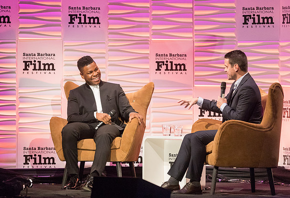 John Boyega and Dave Karger
