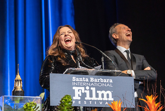 Melissa McCarthy nd Richard E. Grant