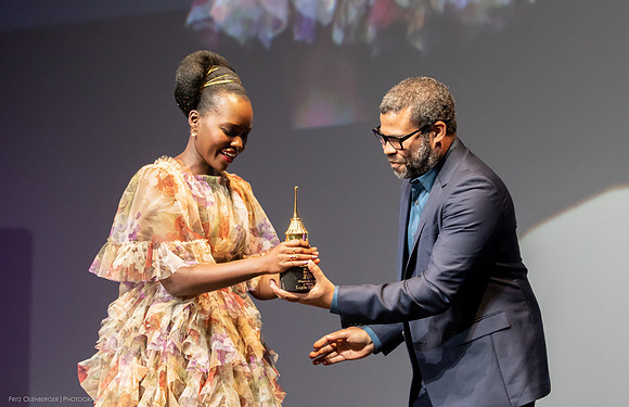 Lupita Nyong'o and Jordan Peele