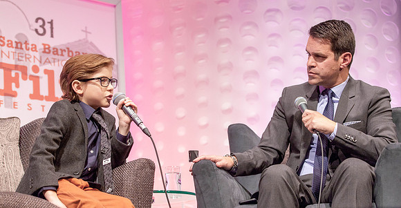 Jacob Tremblay and Dave Karger