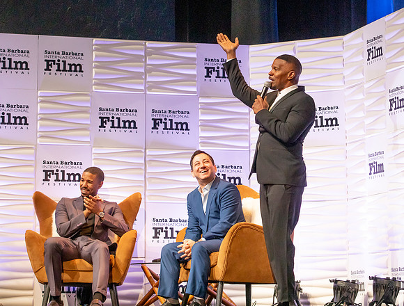 Michael B. Jordan, Scott Feinberg, and Jamie Foxx