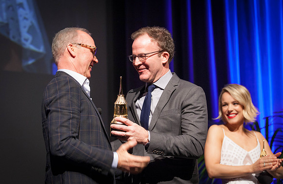 Michael Keaton and Tom McCarthy